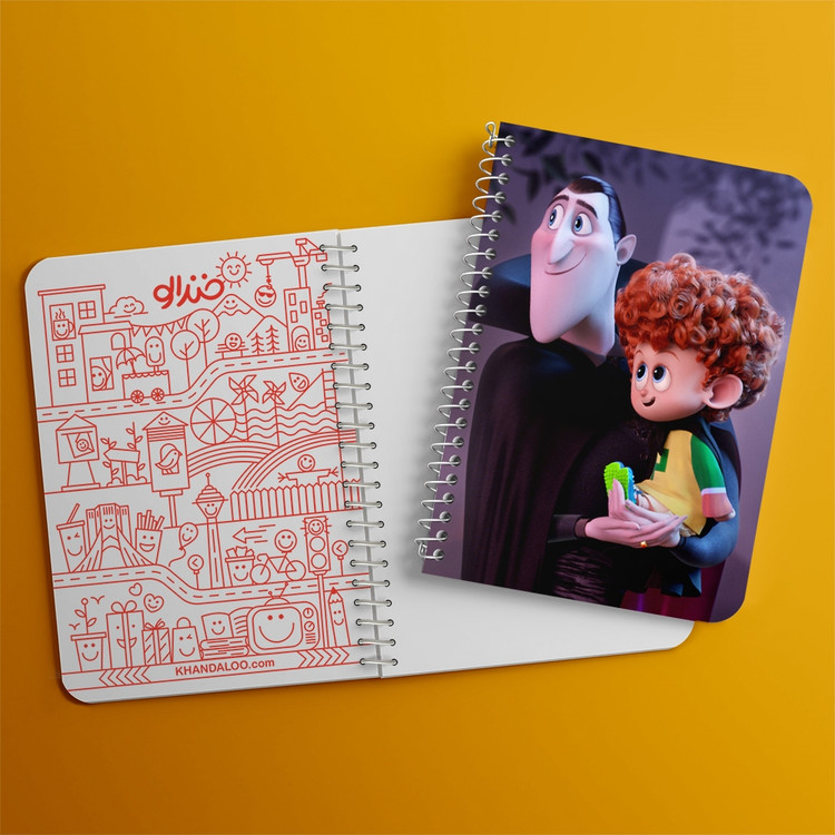 دفتر لیست خرید 50 برگ خندالو طرح هتل ترانسیلوانیا Hotel Transylvania کد 3749