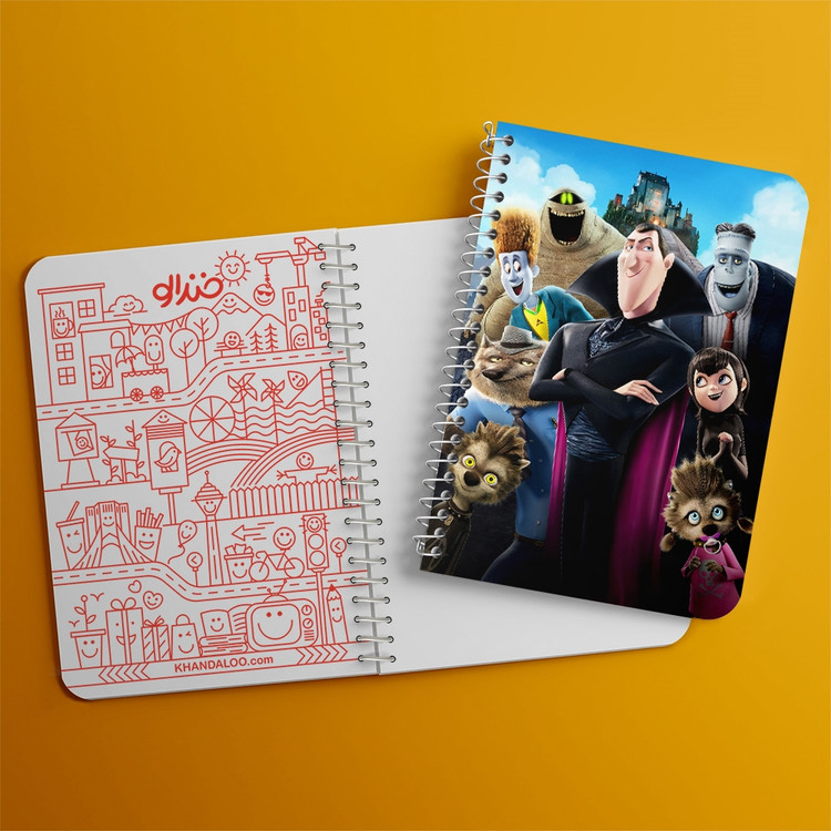دفتر لیست خرید 50 برگ خندالو طرح هتل ترانسیلوانیا Hotel Transylvania کد 3740