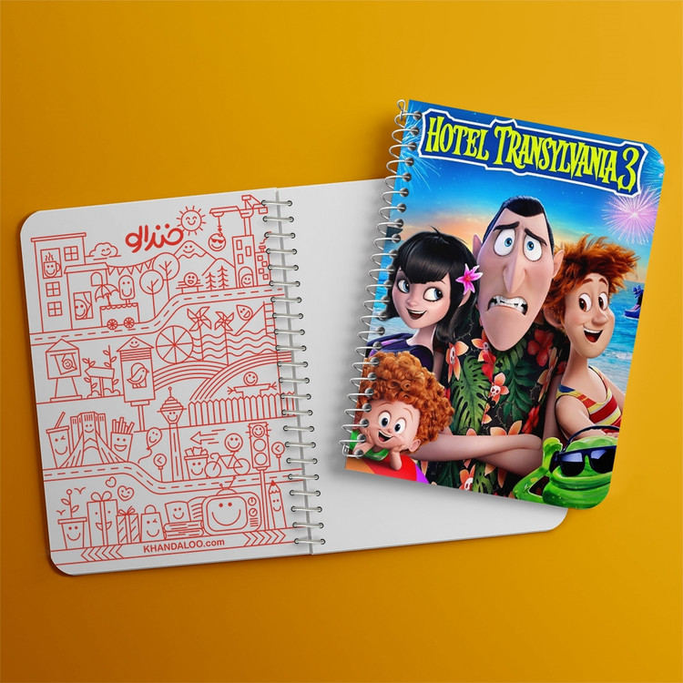 دفتر لیست خرید 50 برگ خندالو طرح هتل ترانسیلوانیا Hotel Transylvania کد 3738
