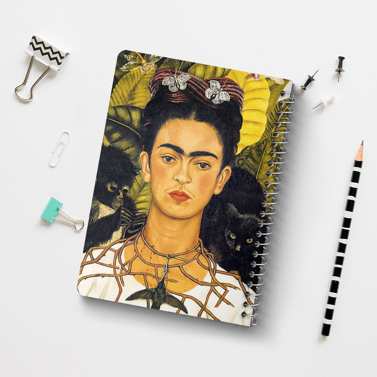 دفتر لیست خرید 50 برگ خندالو طرح فریدا کالو Frida Kahlo کد 3720