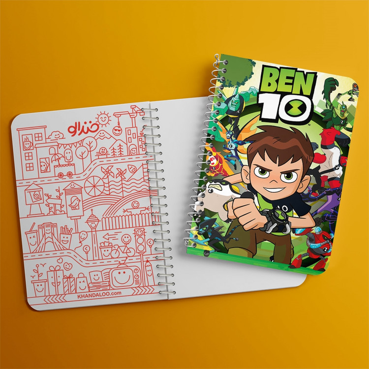 دفتر لیست خرید 50 برگ خندالو طرح بن تن Ben 10 کد 3362