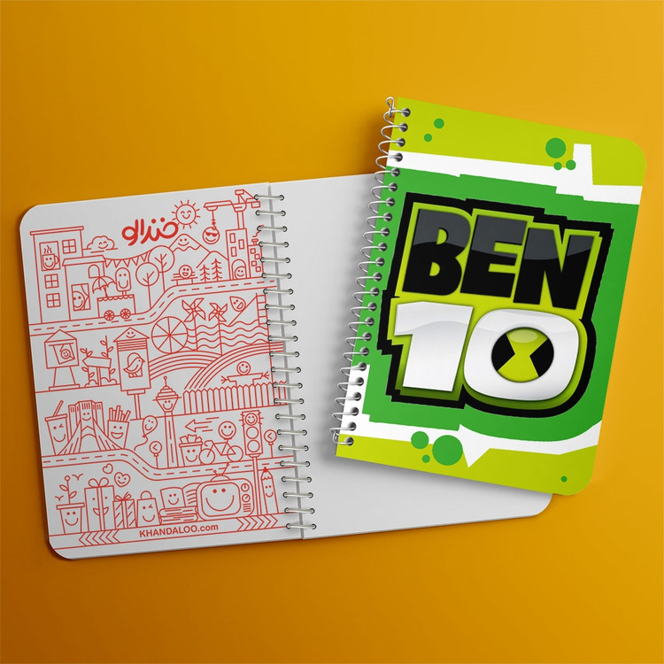 دفتر لیست خرید 50 برگ خندالو طرح بن تن Ben 10 کد 3355