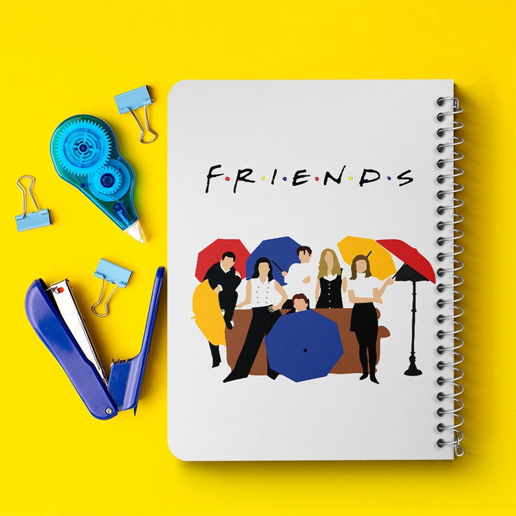 دفتر لیست خرید 50 برگ خندالو طرح سریال فرندز Friends کد 3142