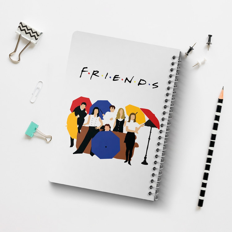 دفتر لیست خرید 50 برگ خندالو طرح سریال فرندز Friends کد 3142