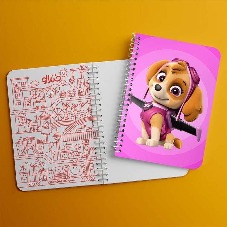 دفتر لیست خرید 50 برگ خندالو طرح سگ های نگهبان Paw Patrol کد 3135