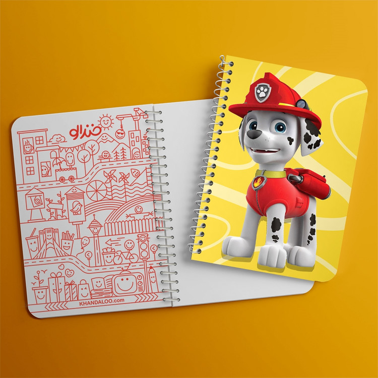 دفتر لیست خرید 50 برگ خندالو طرح سگ های نگهبان Paw Patrol کد 3132