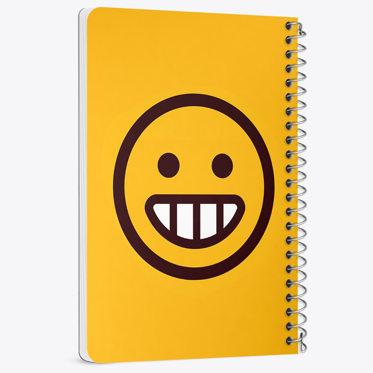 دفتر لیست خرید 50 برگ خندالو طرح ایموجی Emoji کد 3022