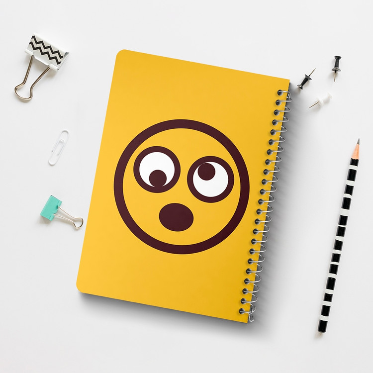 دفتر لیست خرید 50 برگ خندالو طرح ایموجی Emoji کد 3019