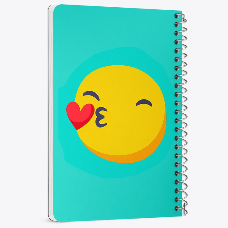 دفتر لیست خرید 50 برگ خندالو طرح ایموجی Emoji کد 3015