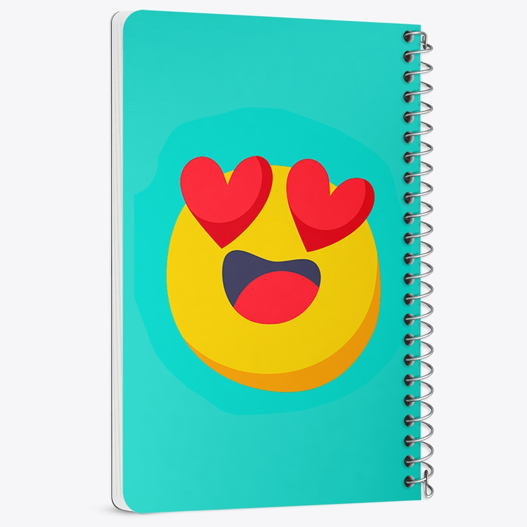 دفتر لیست خرید 50 برگ خندالو طرح ایموجی Emoji کد 3014