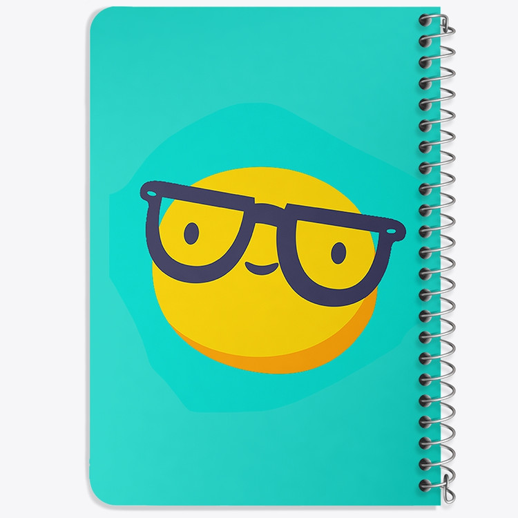 دفتر لیست خرید 50 برگ خندالو طرح ایموجی Emoji کد 3013