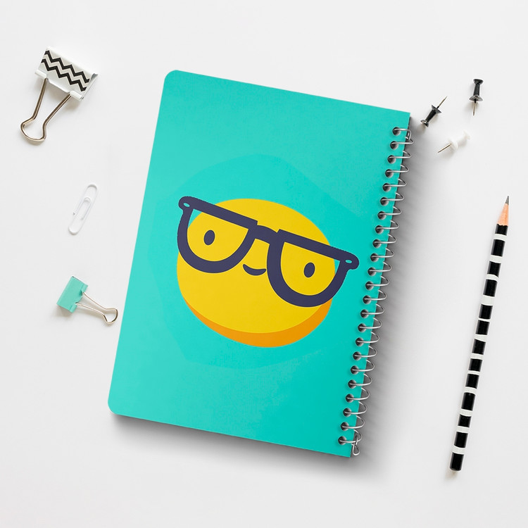 دفتر لیست خرید 50 برگ خندالو طرح ایموجی Emoji کد 3013