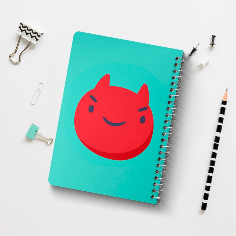 دفتر لیست خرید 50 برگ خندالو طرح ایموجی Emoji کد 3012