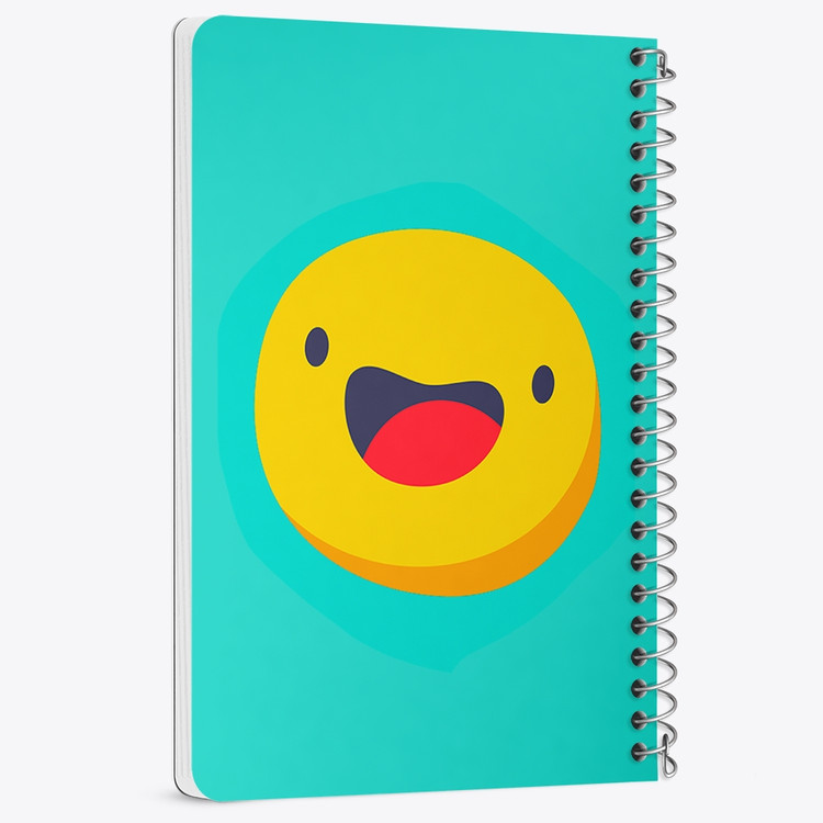 دفتر لیست خرید 50 برگ خندالو طرح ایموجی Emoji کد 3008