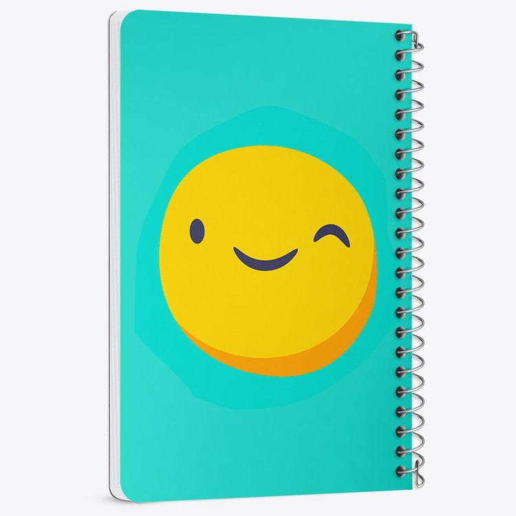 دفتر لیست خرید 50 برگ خندالو طرح ایموجی Emoji کد 3007