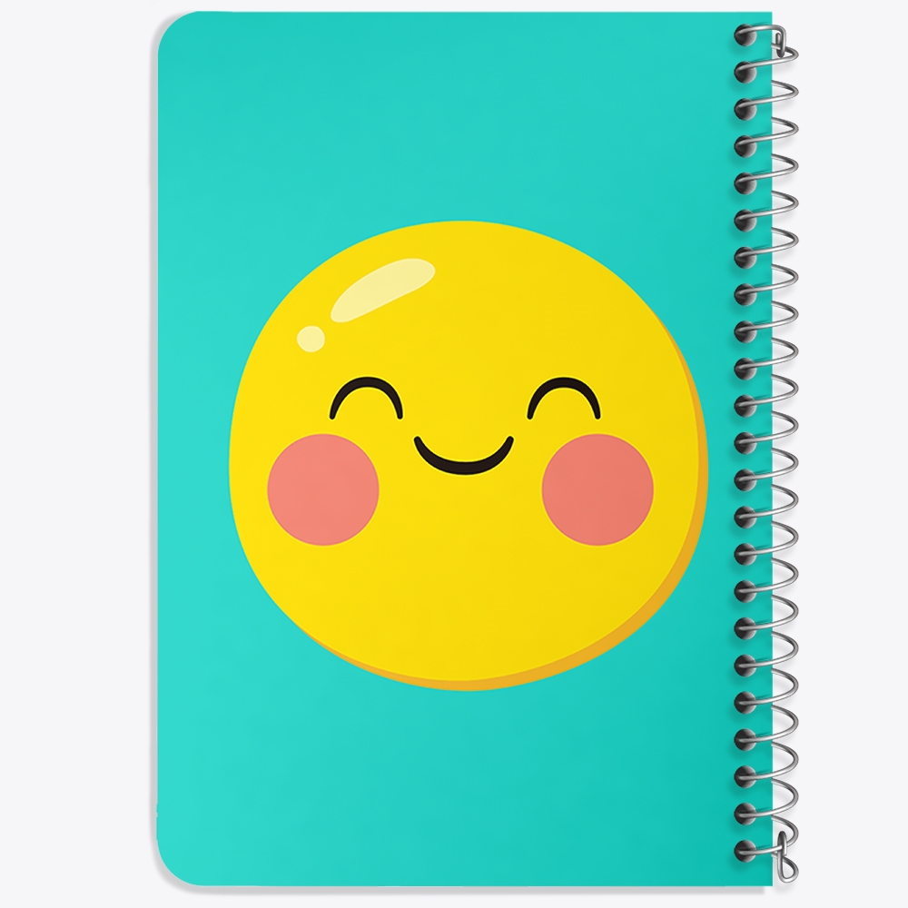 دفتر لیست خرید 50 برگ خندالو طرح ایموجی Emoji کد 3005