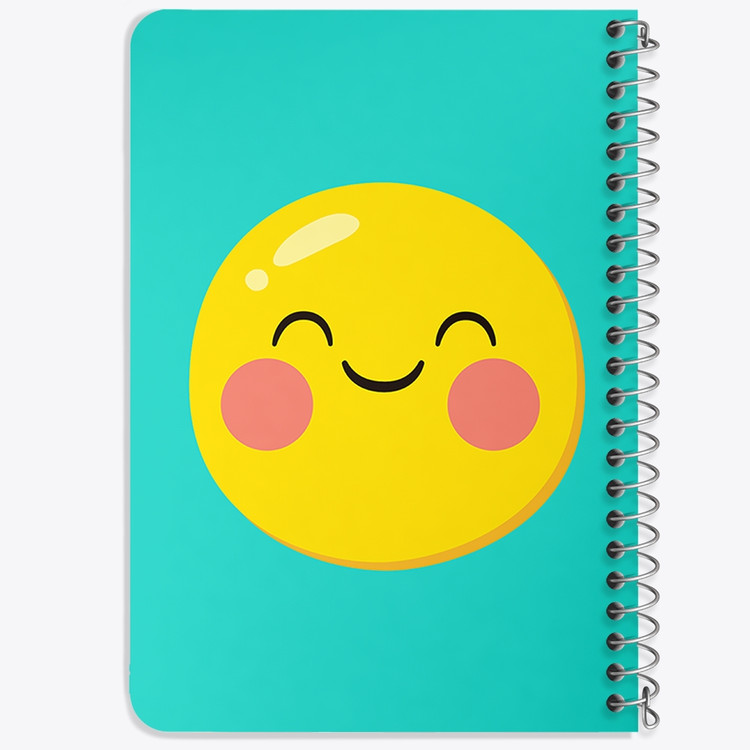 دفتر لیست خرید 50 برگ خندالو طرح ایموجی Emoji کد 3005