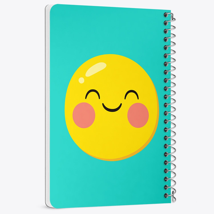دفتر لیست خرید 50 برگ خندالو طرح ایموجی Emoji کد 3005