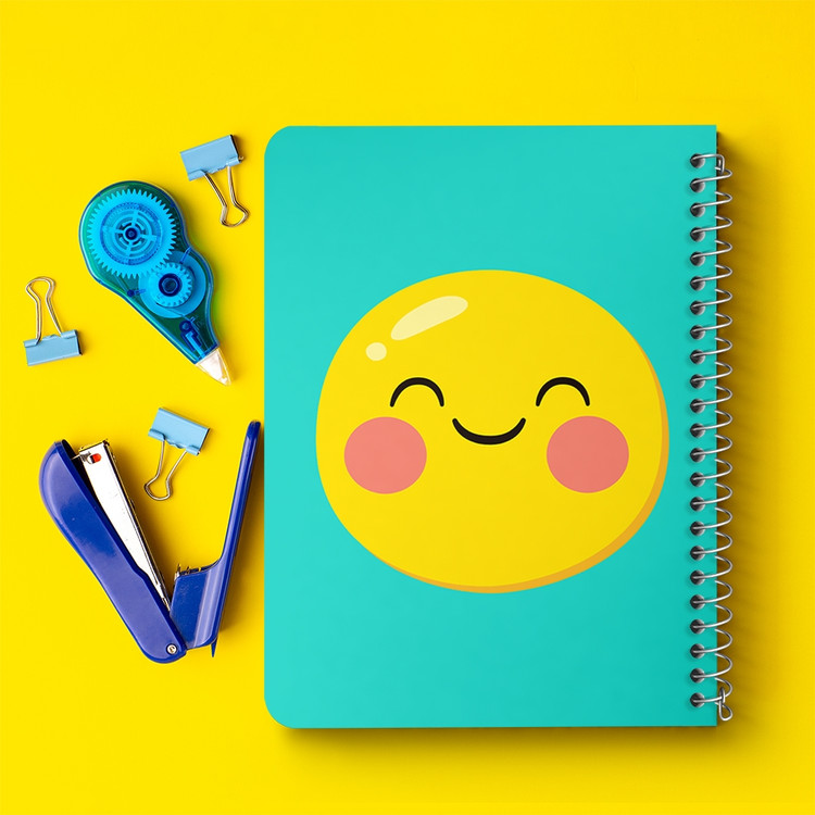 دفتر لیست خرید 50 برگ خندالو طرح ایموجی Emoji کد 3005
