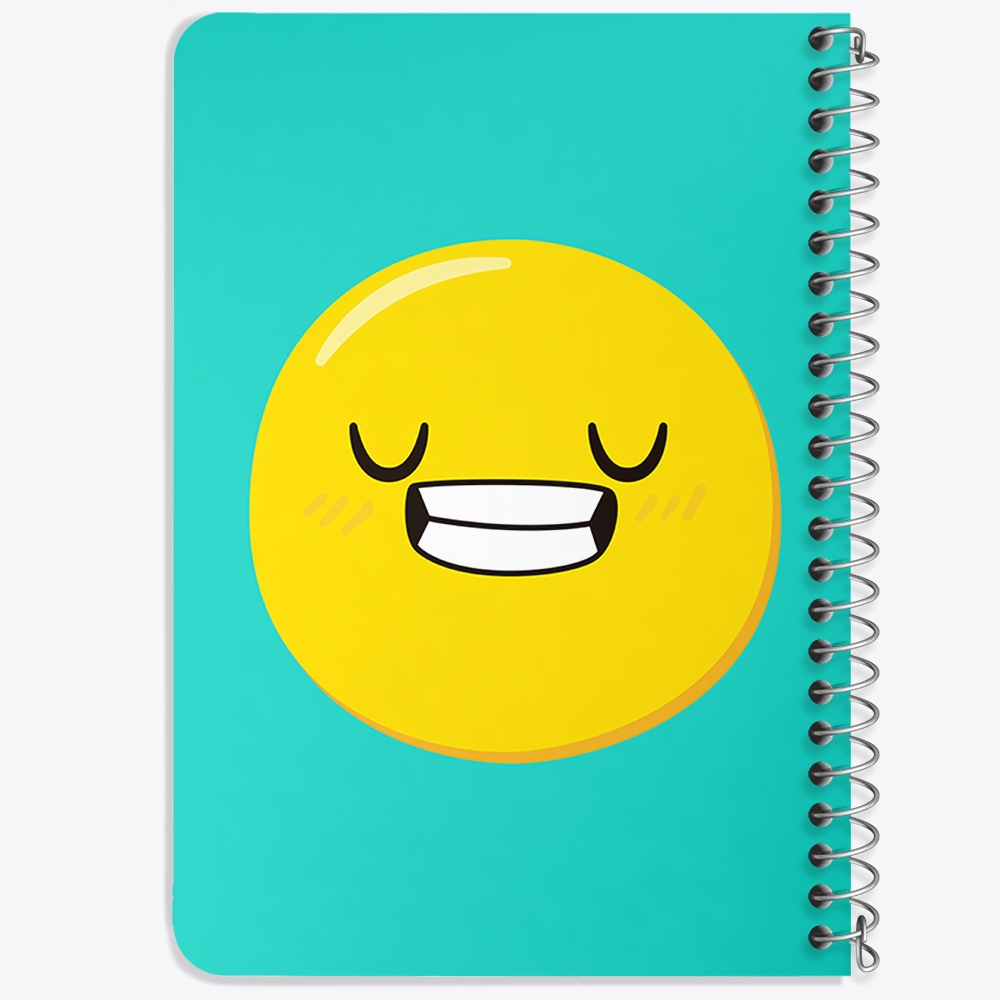 دفتر لیست خرید 50 برگ خندالو طرح ایموجی Emoji کد 3004