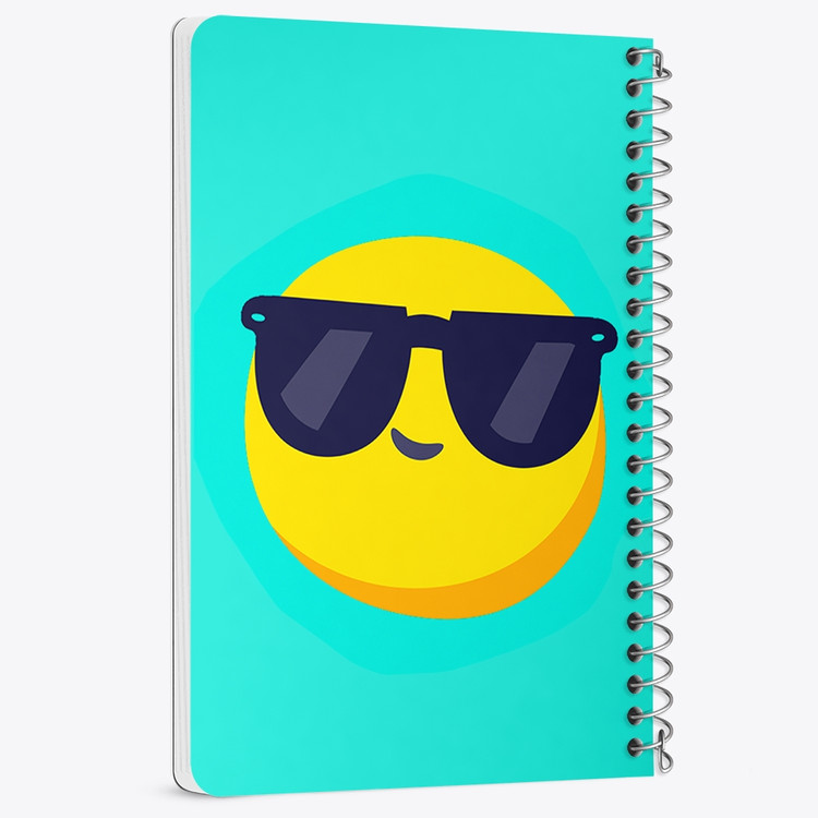 دفتر لیست خرید 50 برگ خندالو طرح ایموجی Emoji کد 3002