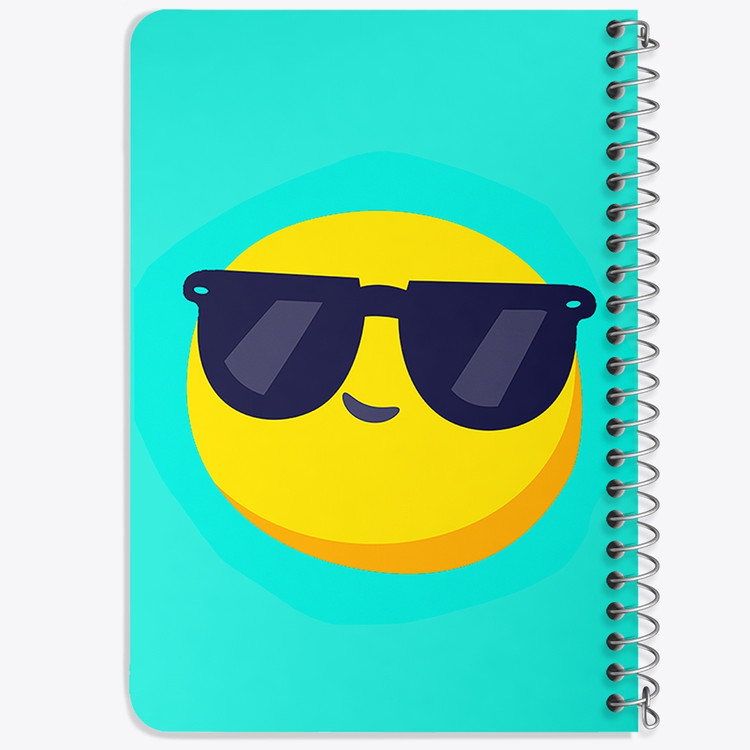 دفتر لیست خرید 50 برگ خندالو طرح ایموجی Emoji کد 3002
