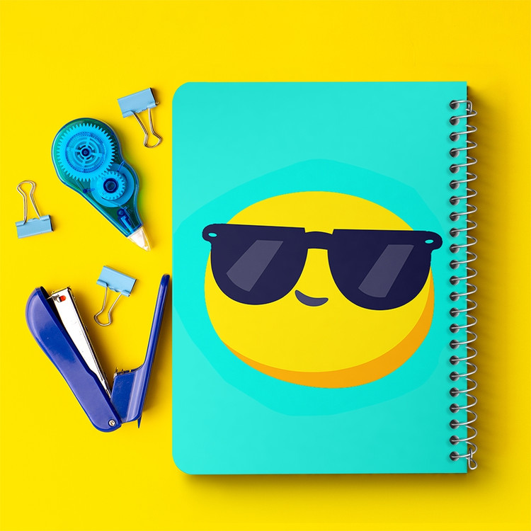 دفتر لیست خرید 50 برگ خندالو طرح ایموجی Emoji کد 3002