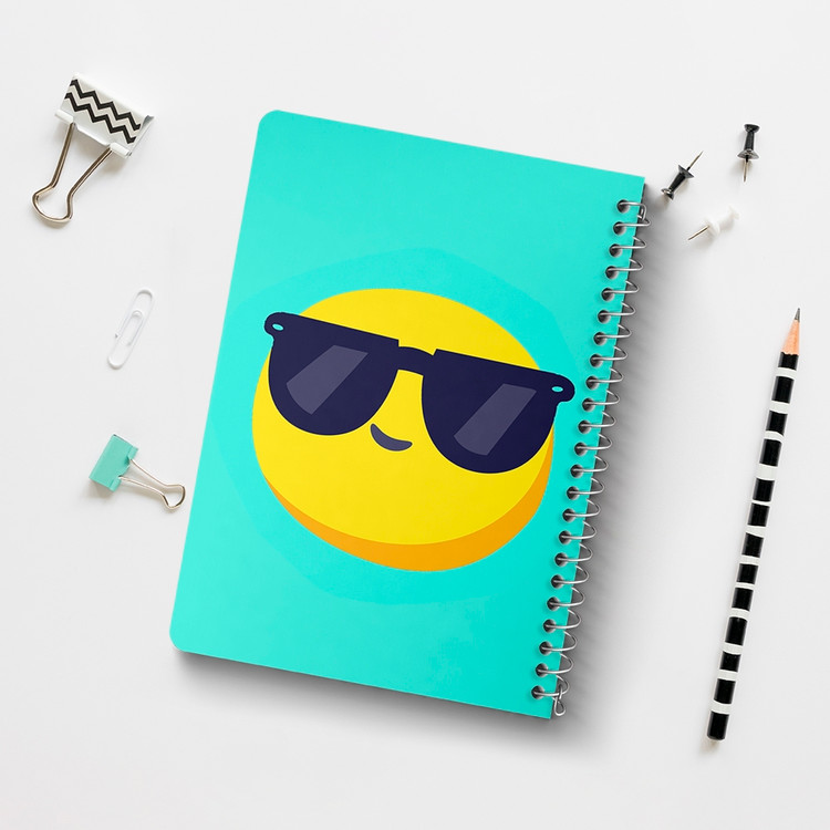دفتر لیست خرید 50 برگ خندالو طرح ایموجی Emoji کد 3002
