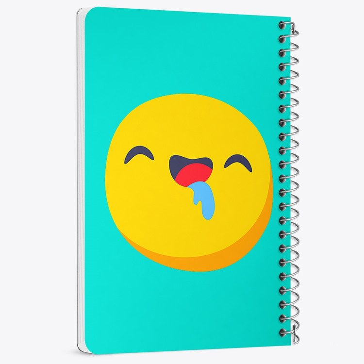 دفتر لیست خرید 50 برگ خندالو طرح ایموجی Emoji کد 2999