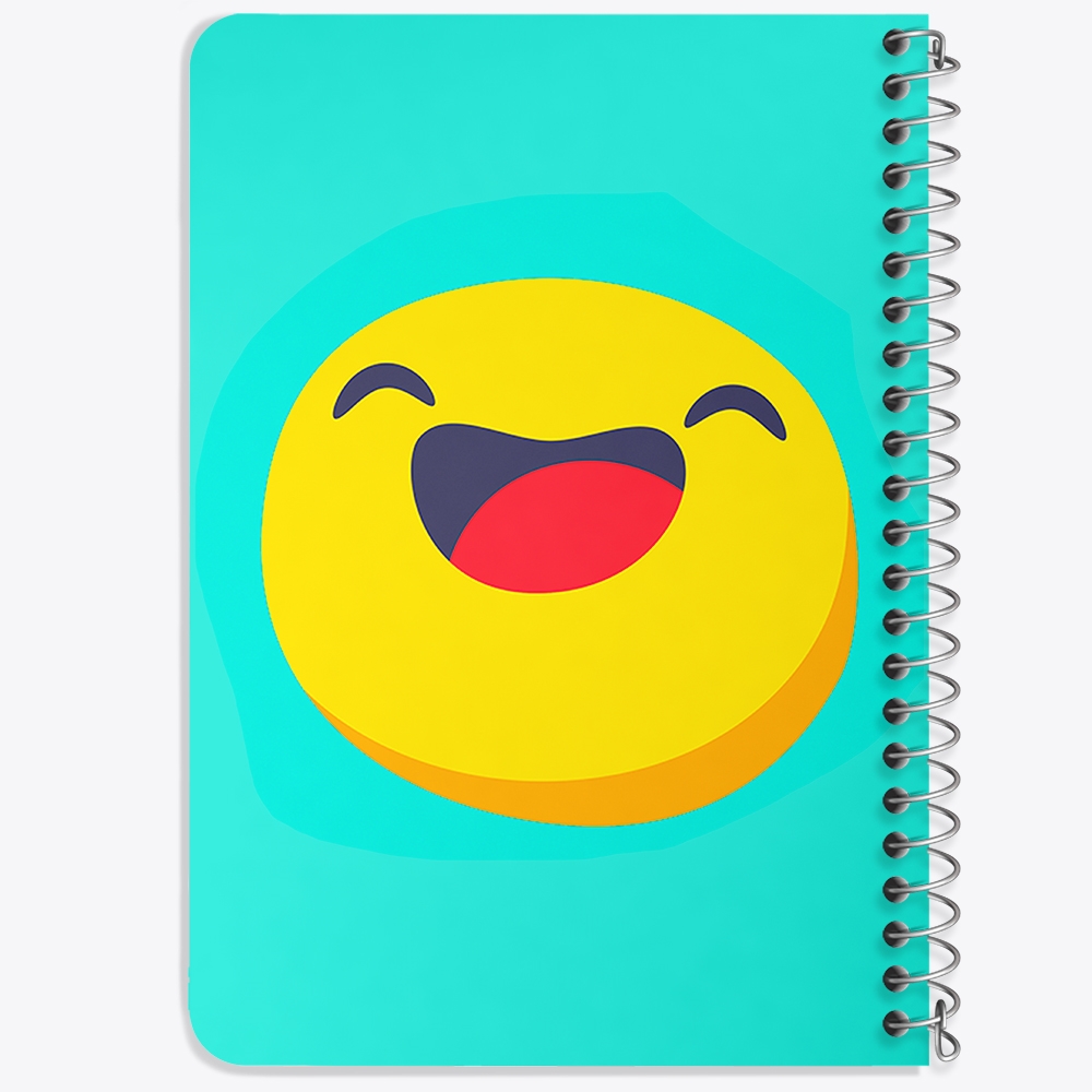 دفتر لیست خرید 50 برگ خندالو طرح ایموجی Emoji کد 2998