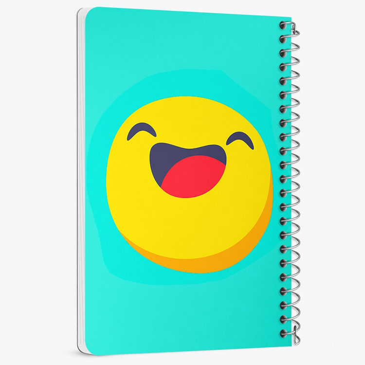 دفتر لیست خرید 50 برگ خندالو طرح ایموجی Emoji کد 2998