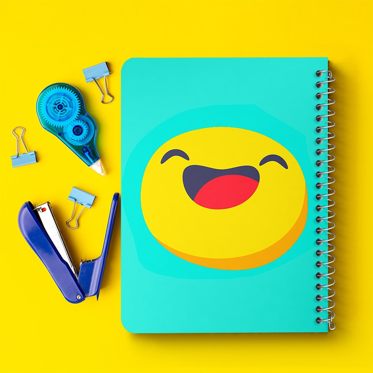 دفتر لیست خرید 50 برگ خندالو طرح ایموجی Emoji کد 2998