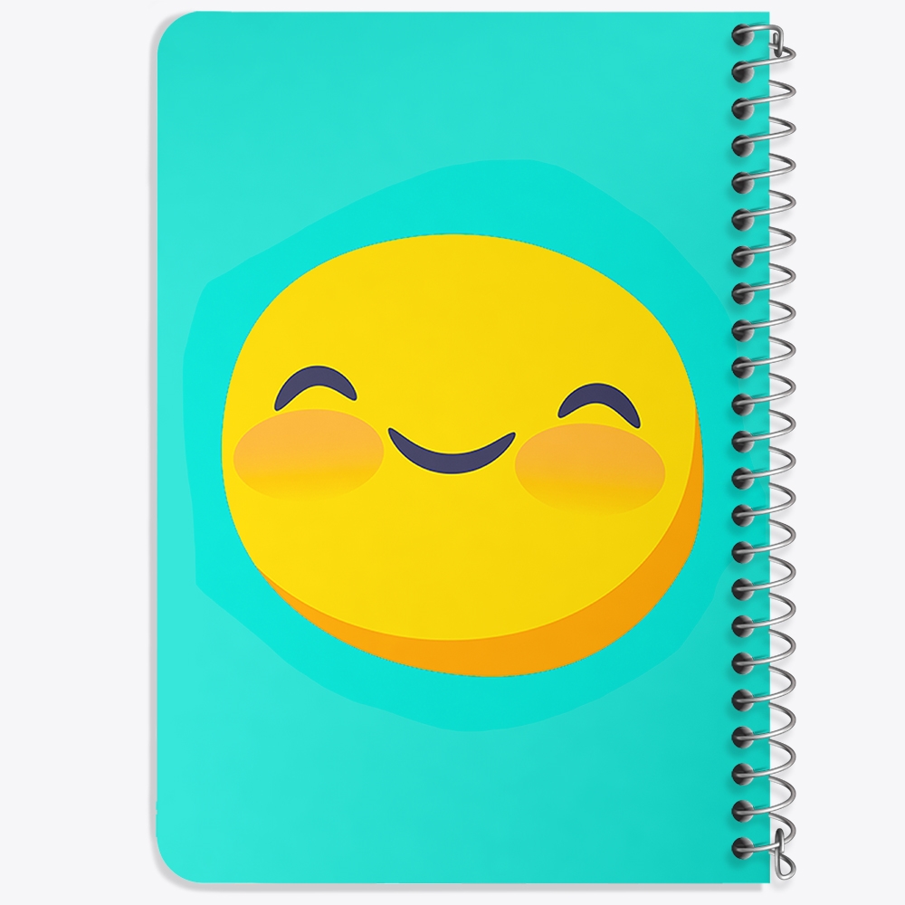 دفتر لیست خرید 50 برگ خندالو طرح ایموجی Emoji کد 2997