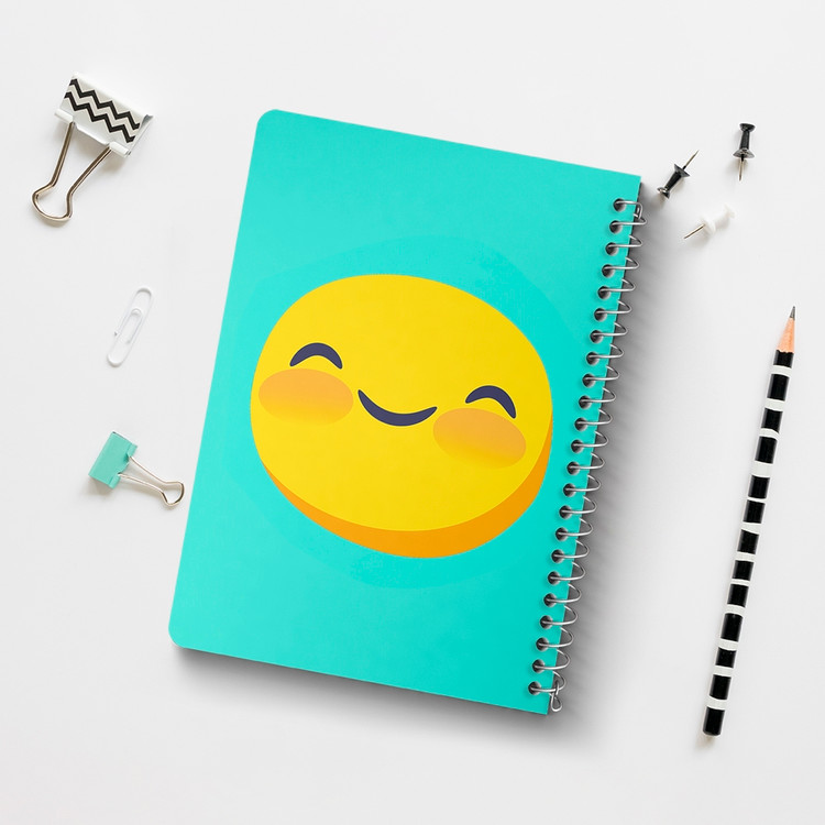 دفتر لیست خرید 50 برگ خندالو طرح ایموجی Emoji کد 2997