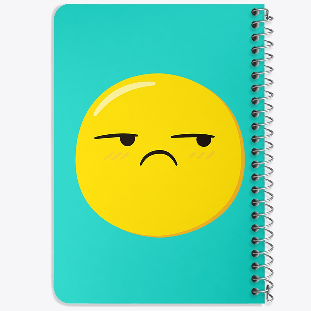 دفتر لیست خرید 50 برگ خندالو طرح ایموجی Emoji کد 2996