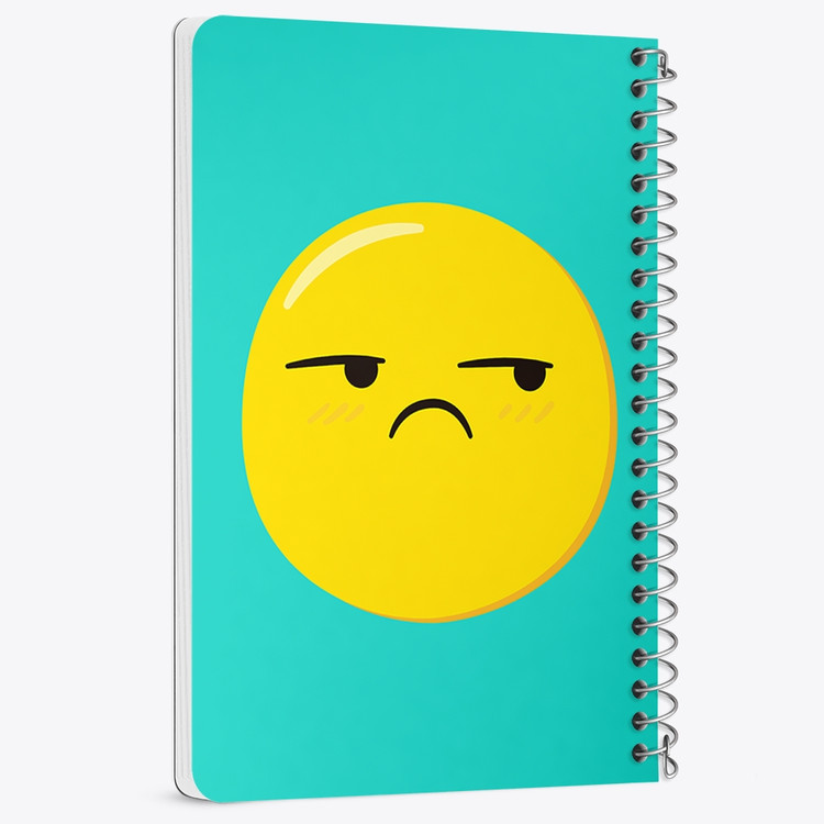 دفتر لیست خرید 50 برگ خندالو طرح ایموجی Emoji کد 2996