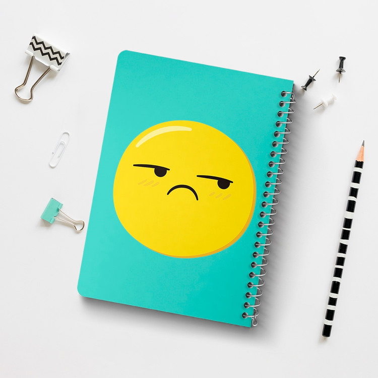 دفتر لیست خرید 50 برگ خندالو طرح ایموجی Emoji کد 2996