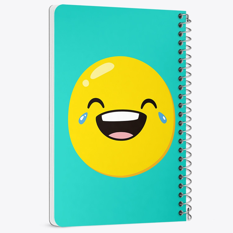 دفتر لیست خرید 50 برگ خندالو طرح ایموجی Emoji کد 2995
