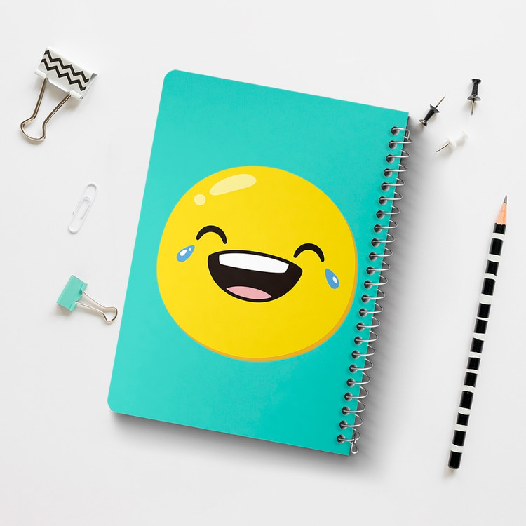 دفتر لیست خرید 50 برگ خندالو طرح ایموجی Emoji کد 2995