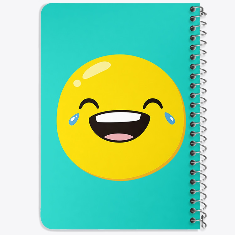 دفتر لیست خرید 50 برگ خندالو طرح ایموجی Emoji کد 2995