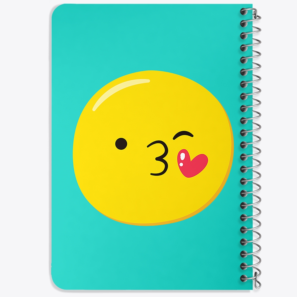 دفتر لیست خرید 50 برگ خندالو طرح ایموجی Emoji کد 2994