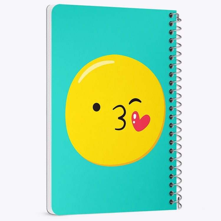 دفتر لیست خرید 50 برگ خندالو طرح ایموجی Emoji کد 2994