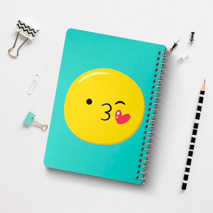 دفتر لیست خرید 50 برگ خندالو طرح ایموجی Emoji کد 2994