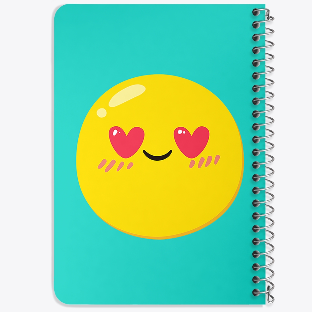 دفتر لیست خرید 50 برگ خندالو طرح ایموجی Emoji کد 2993