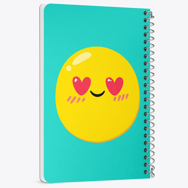 دفتر لیست خرید 50 برگ خندالو طرح ایموجی Emoji کد 2993