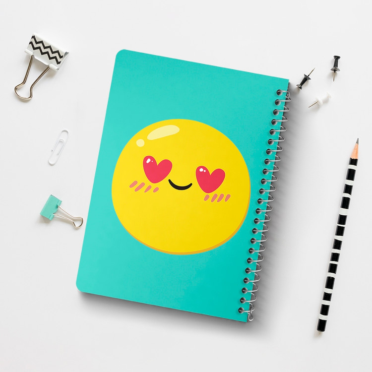 دفتر لیست خرید 50 برگ خندالو طرح ایموجی Emoji کد 2993