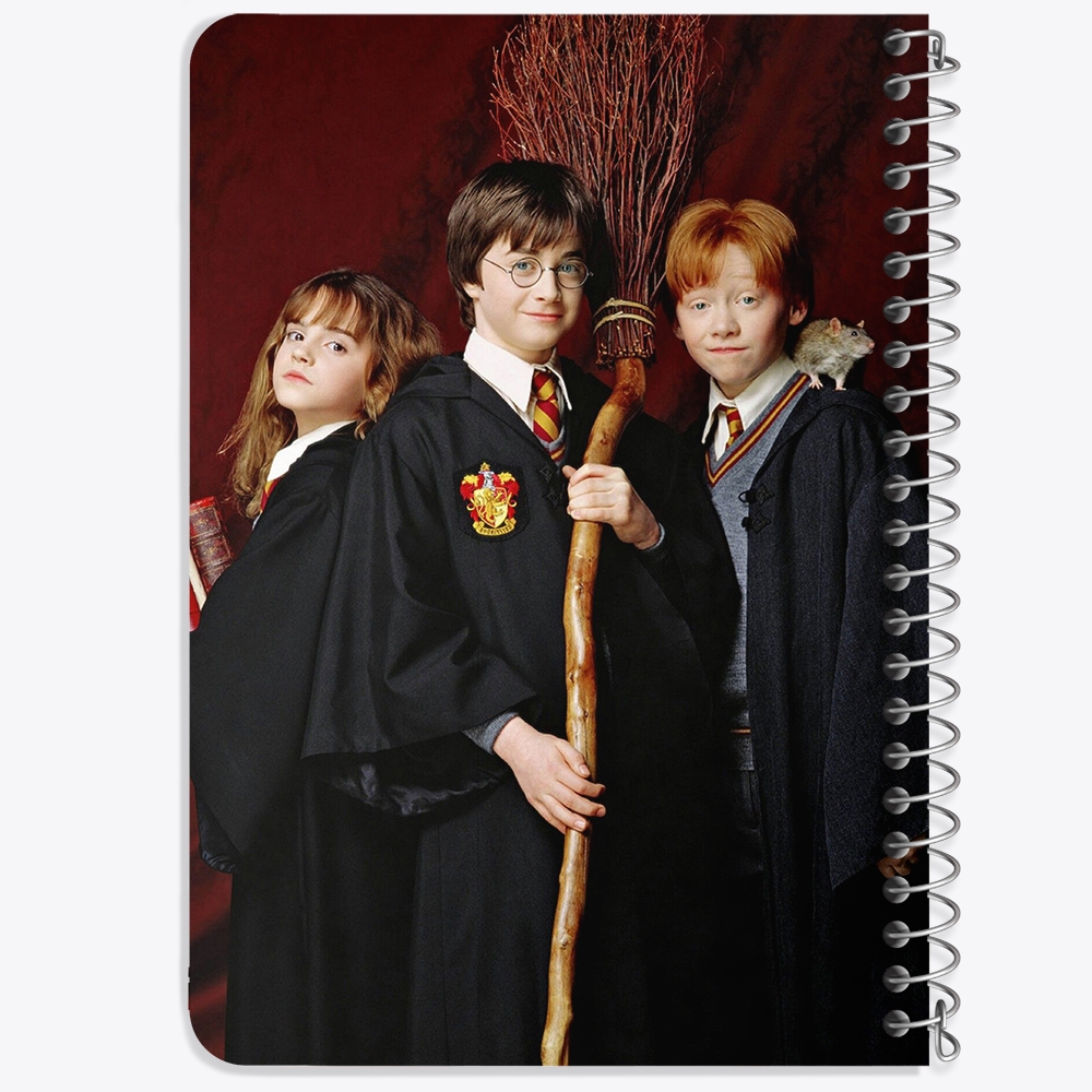 دفتر لیست خرید 50 برگ خندالو طرح رون و هرمیون و هری پاتر Harry Potter کد 2914