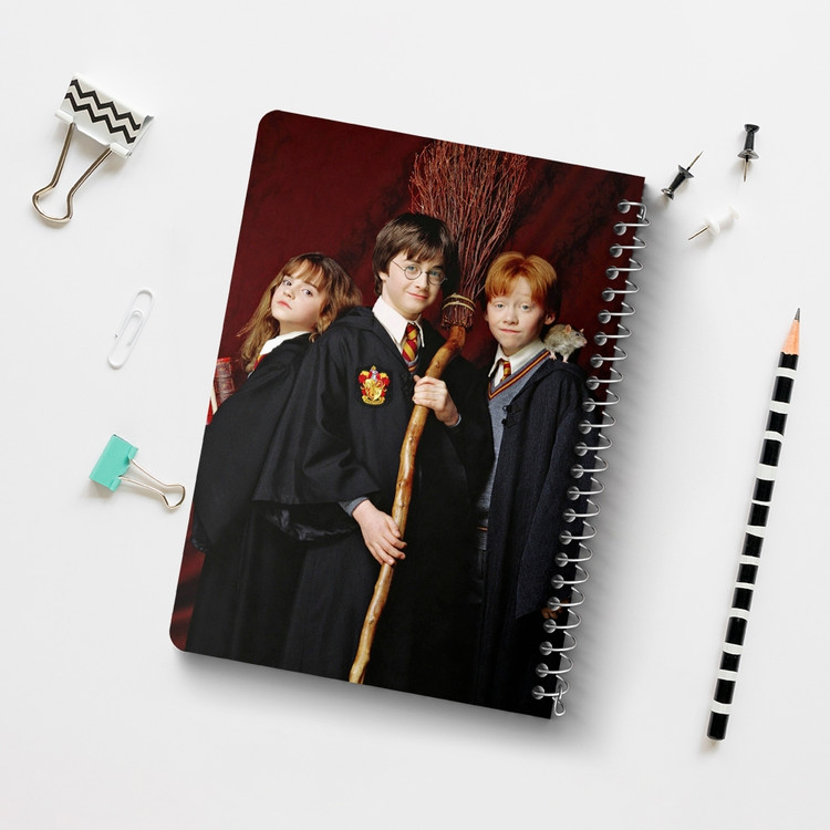 دفتر لیست خرید 50 برگ خندالو طرح رون و هرمیون و هری پاتر Harry Potter کد 2914