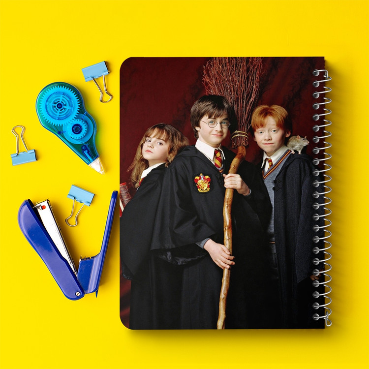 دفتر لیست خرید 50 برگ خندالو طرح رون و هرمیون و هری پاتر Harry Potter کد 2914