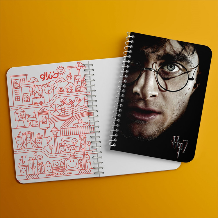 دفتر لیست خرید 50 برگ خندالو طرح هری پاتر Harry Potter کد 2898